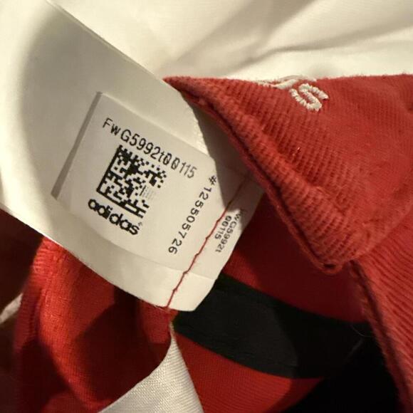 Vintage Manchester United hat. Red. Adidas. Adjustable. Pre-owned. - Picture 8 of 10